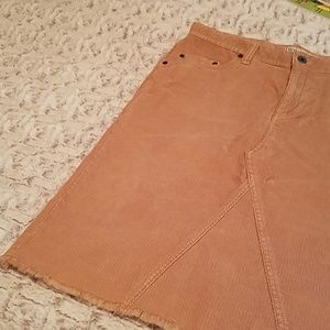 Ralph Lauren Polo Jeans camel corduroy skirt